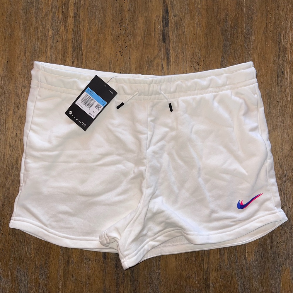 NWT White Nike Shorts. Size M.